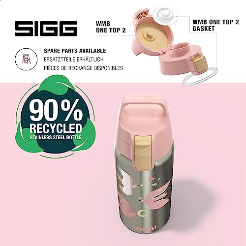 Sigg, Insulated Kids Water Bottle, Shield One Therm, Suitable for Carbonated Beverages, Leakproof, Dishwasher Safe, BPA Free - Image 4