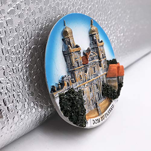 Imán Decorativo Dom Zu Passau Resin Pequeño miniatura 6