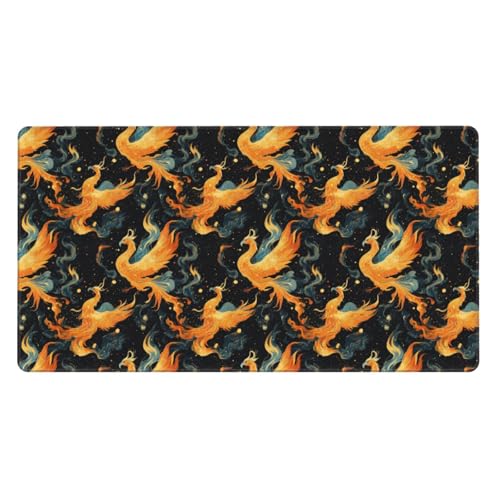 Grand tapis de souris de jeu à bords cousus anti-effilochage pour ordinateur portable