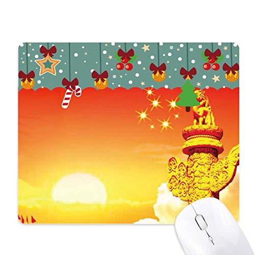Tapis de souris en caoutchouc antidérapant Sun Star colonne ornementale
