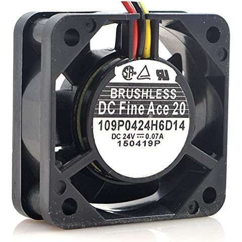 109P0424H6D14 DC 24v 0.07A 3Wire 3Pin Numerical Control Machine Tool Inverter Fan Cover