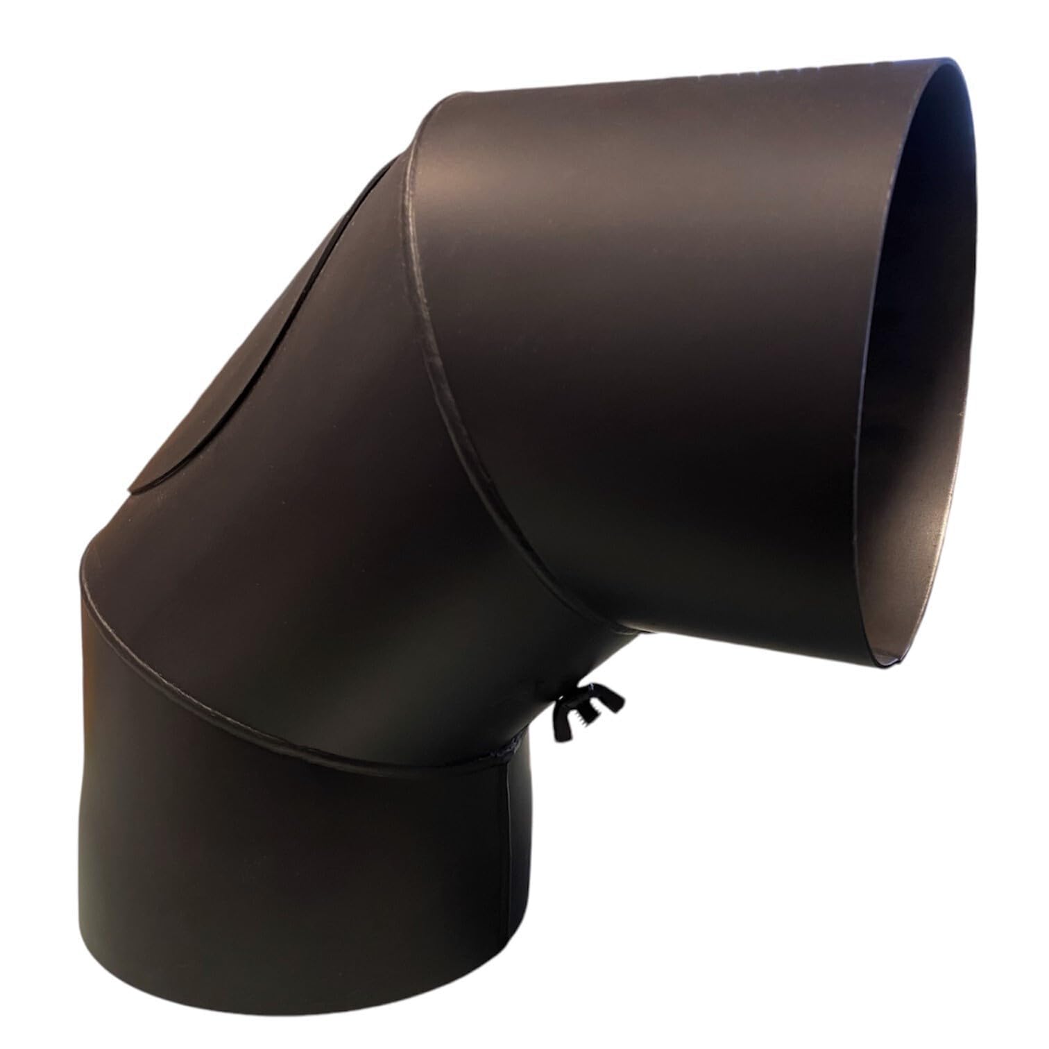 Rauchrohrbogen Ø 150 mm 90° - graphit