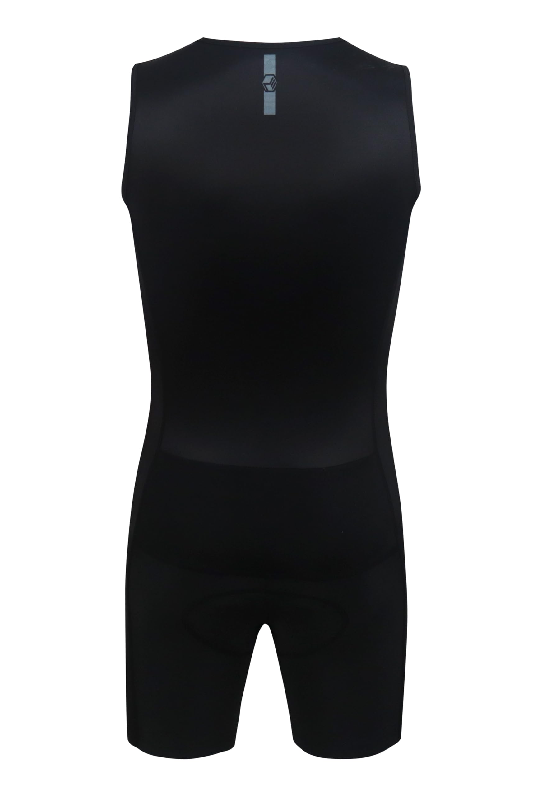 Trisuit B4B, Triathlon Anzug, Triathlonanzug, Schwarz, Ärmellos, ultra schnell und power Optik, für Training, Sprint und olympische Distanzen
