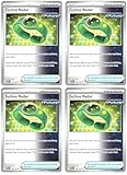 Pokemon Lot de cartes Techno Radar 180/182 - Paradox Rift - Lot de 4 cartes d\'entraînement Pokemon - Set de jeu