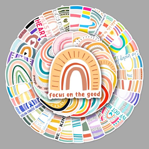 50枚 虹の橋 動物 ステッカーセット おしゃれ 人気 防水 スーツケース ギター 車 バイク 自転車 水筒 ヘルメット パソコン スマホ ノート 可愛い 漫画 シール デカール スノボ スケートボード 荷物 スマホケース 用