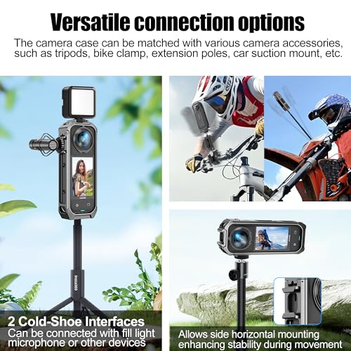 Estuche protector para cámara Insta360 X5 de aluminio miniatura 6