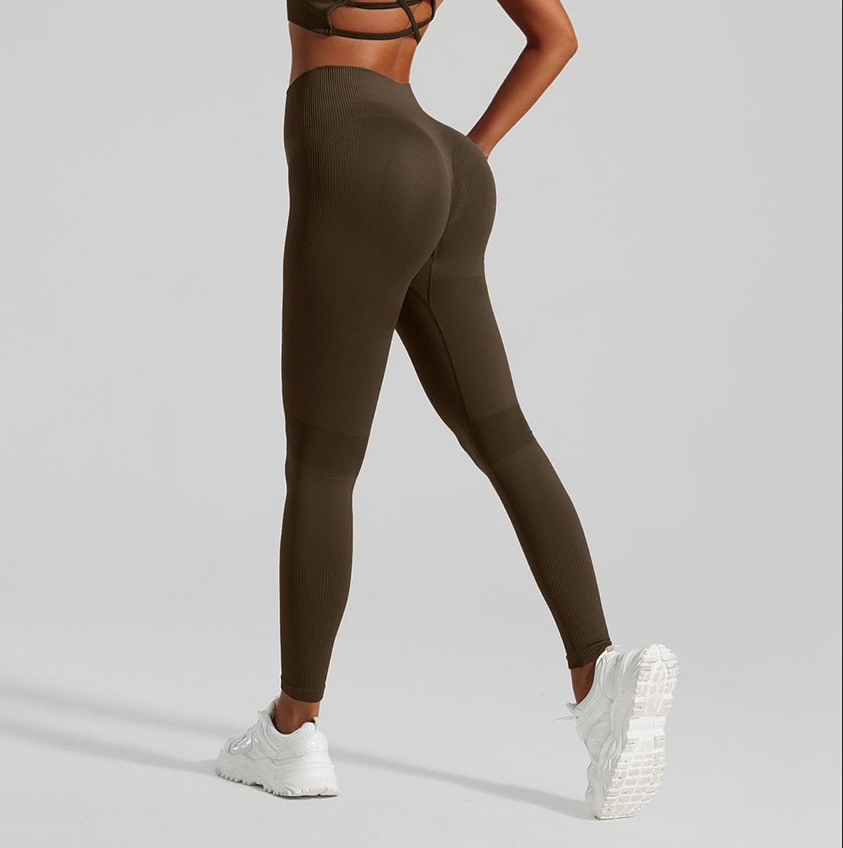 2 Piece Workout Sets for Women Sports Bras and High Waisted Leggings Yoga Outfits Set for Women - Image 6