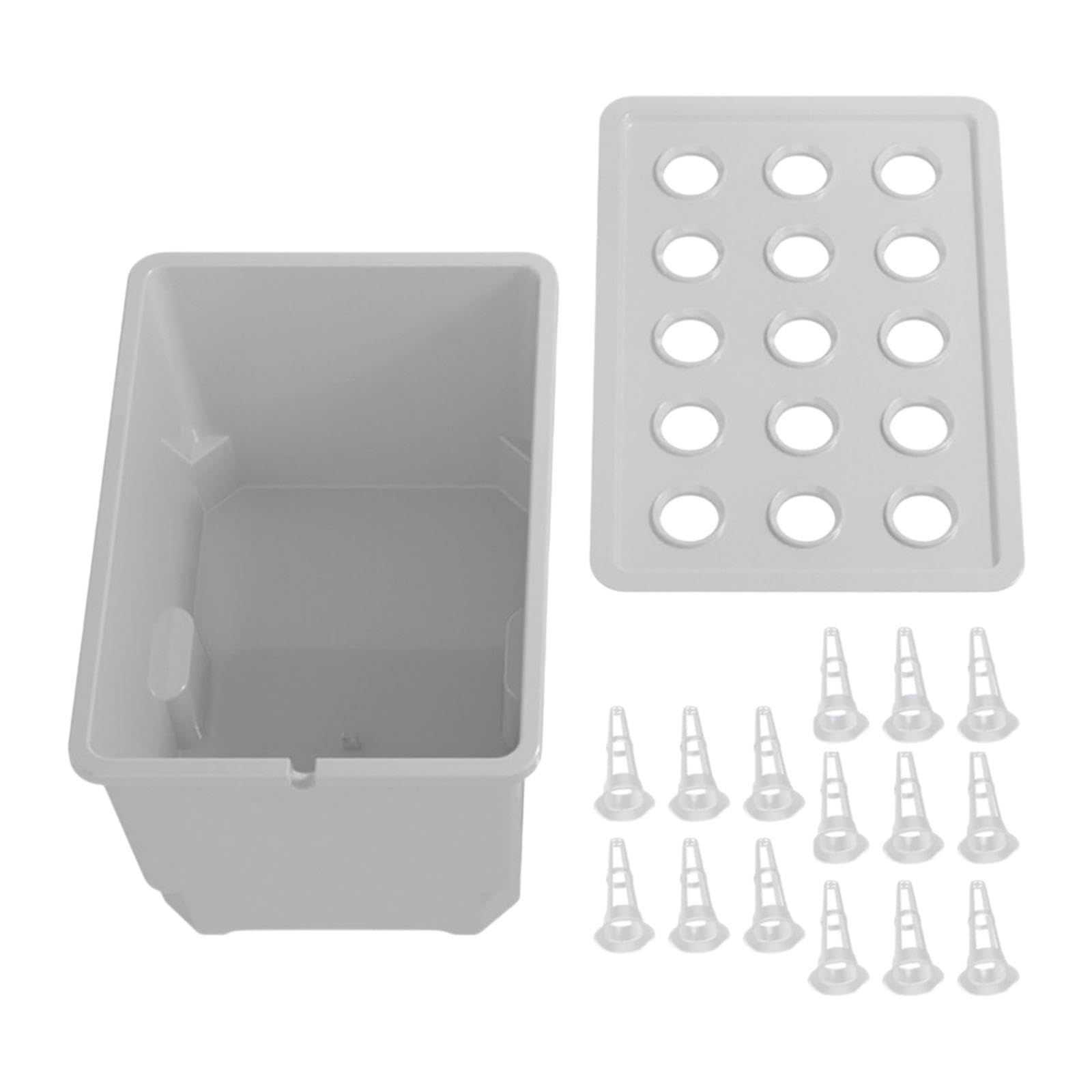 Anbausystem Set für Den Innenbereich, Tragbares Gartenbau Set für Hotel Und Büro, Obstanbau, Weiß