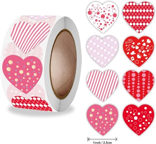 Image of 500pcs Watercolor Thank You Stickers, Round Thank You Adhesive Sticker for Small Business Wedding Supplies Packing Stickers Gift Wrap (1, Heart Shape Stickers)