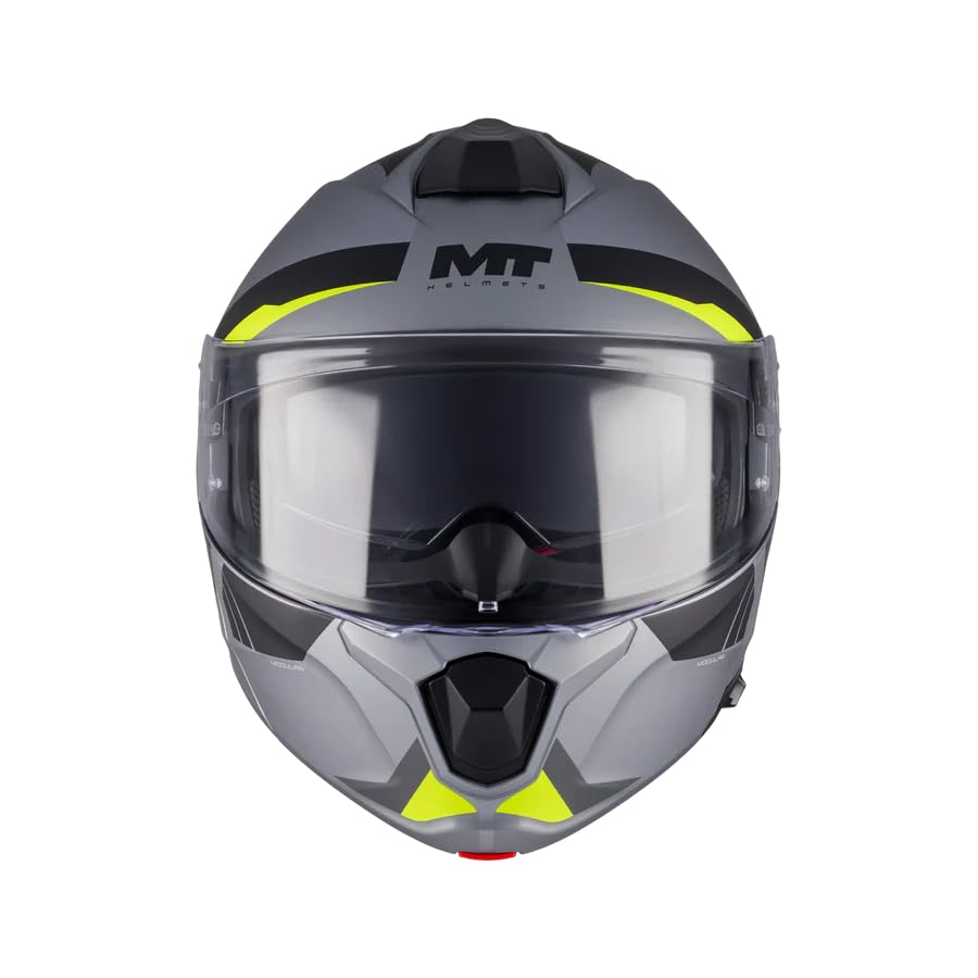 Casco Modular MT Helmet Genesis R SV Cheeky C3 Mate con Visor Solar Integrado 22.06
