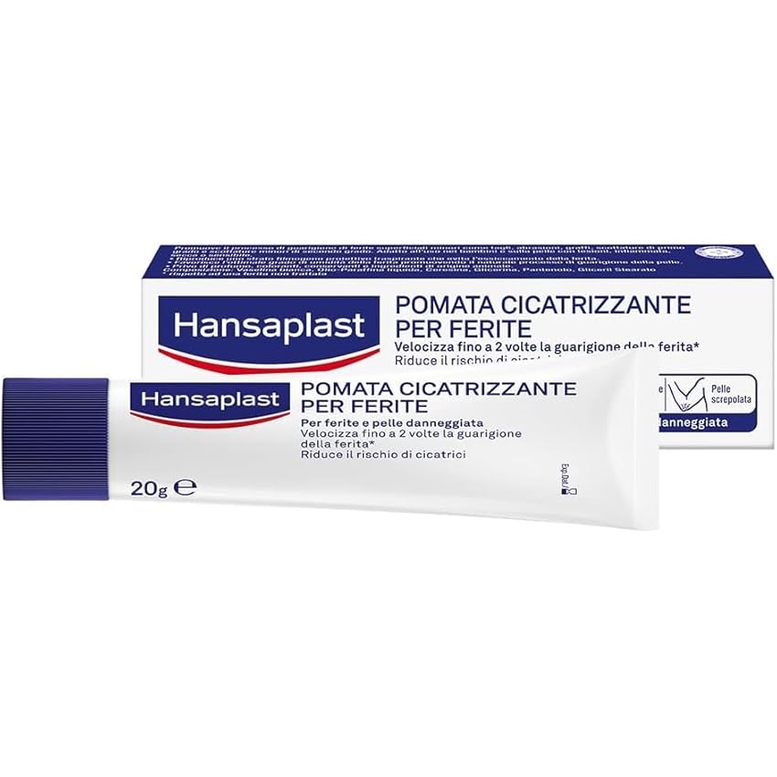 Immagine del prodotto Hansaplast Pomata Cicatrizzante per Ferite, Crema per pelle danneggiata, per ridurre il rischio di cicatrici, 5 confezioni da 20 g