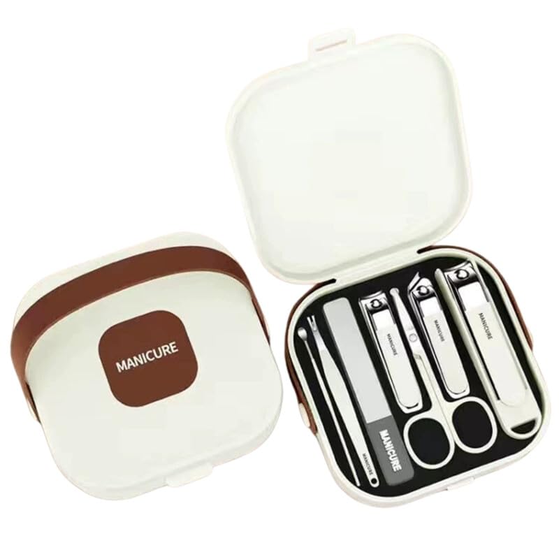 Generic Nail Clippers Set 7-in-1 Grooming Kit | Stainless Steel Pedicure & Manicure Tools | Includes Nail Clippers and More-image-41