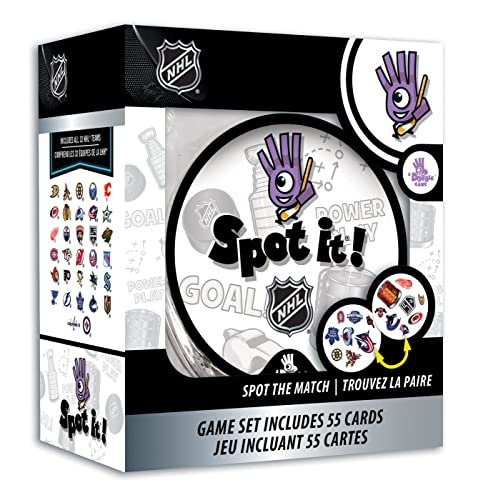 MasterPieces Game Day - NHL Spot It Game For Kids, Adults, and Family