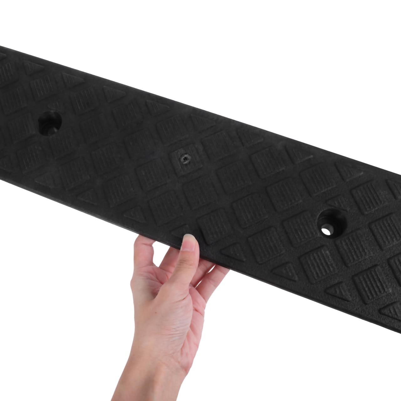Schwellenrampe rollstuhlrampe schrägbrett Garagenrampe Übergangsstreifenreduzierer Behindertenrampe Bordsteinrampen Schwellensteigrampe Brückenrampe am Straßenrand Sport Black
