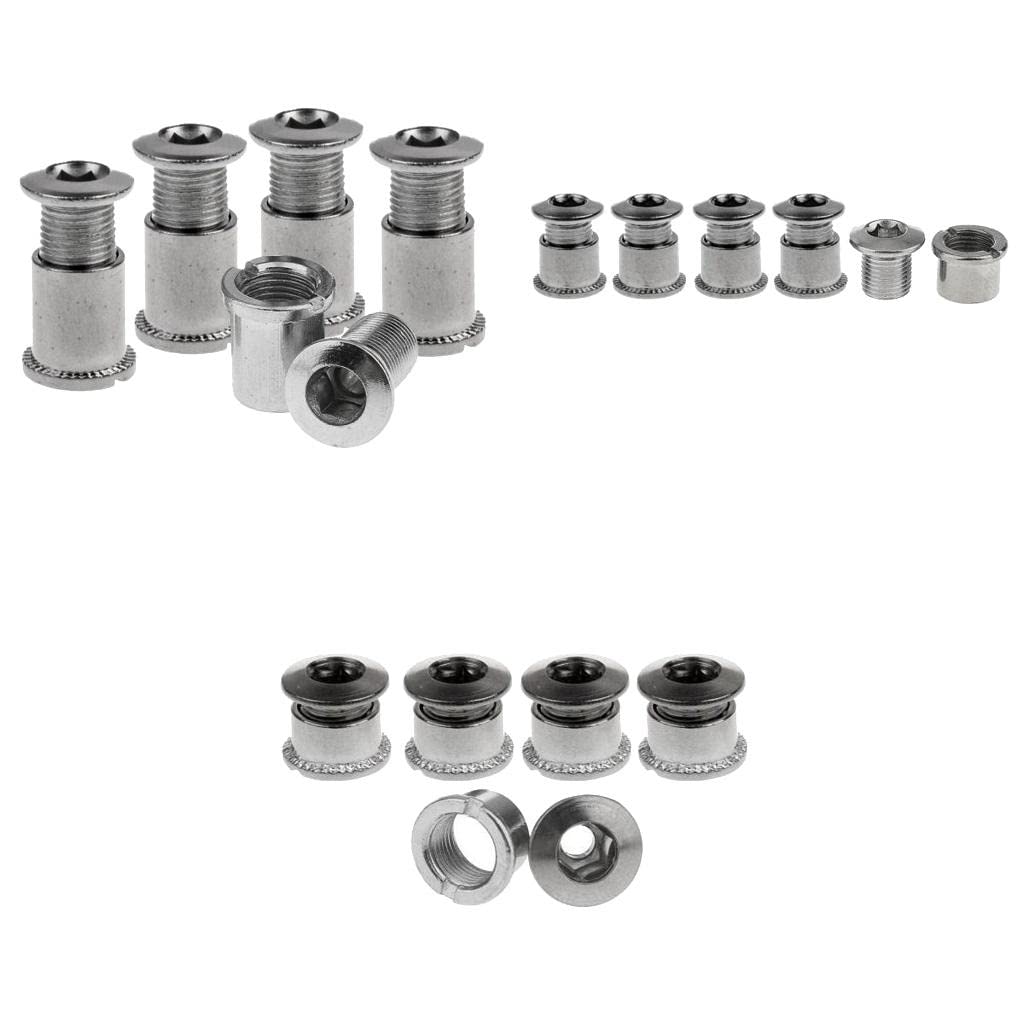 VGEBY Boulons de plateau de vélo 10 pièces 4.9MM boulons de plateau VTT