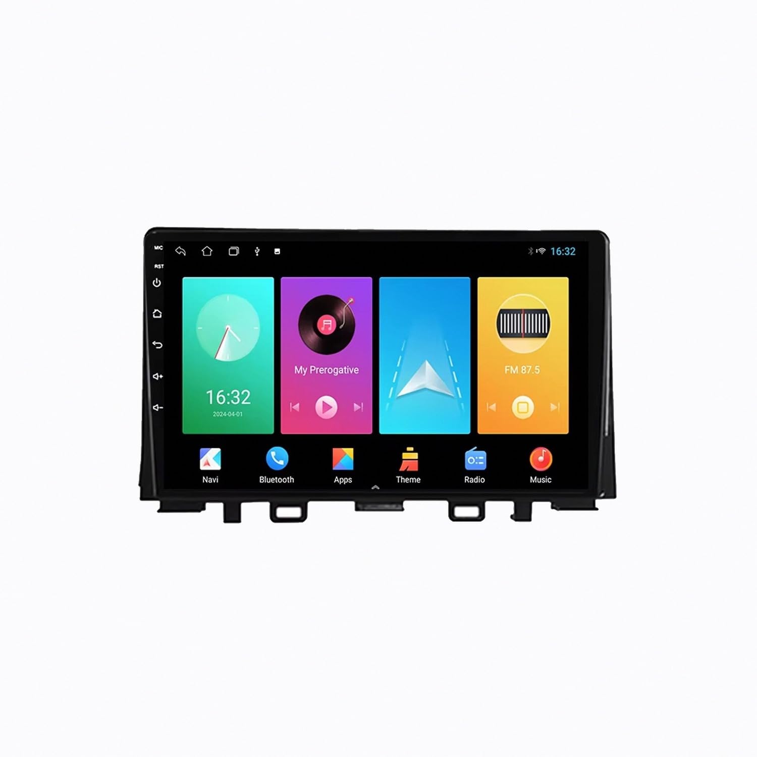 Pantalla de coche 2 DIN para KIA Rio con Android Auto, Carplay sin cables y 32G 8