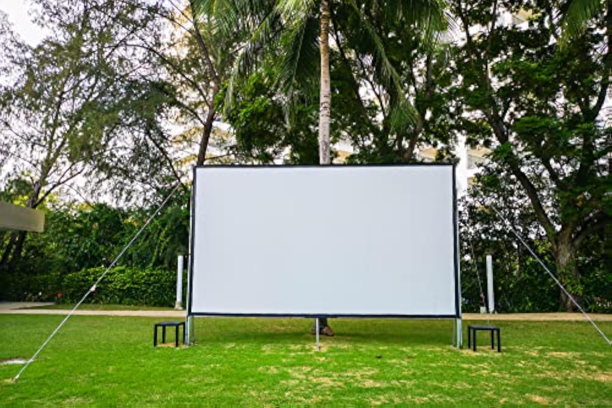 Eyelet Projector Screen, 60 Inch Diagonal