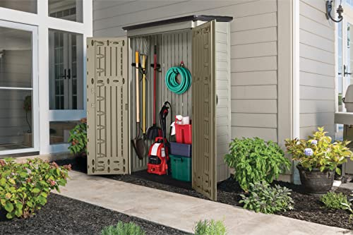 Rubbermaid 1887157 Vertical Resin Outdoor Storage Shed thumb #7