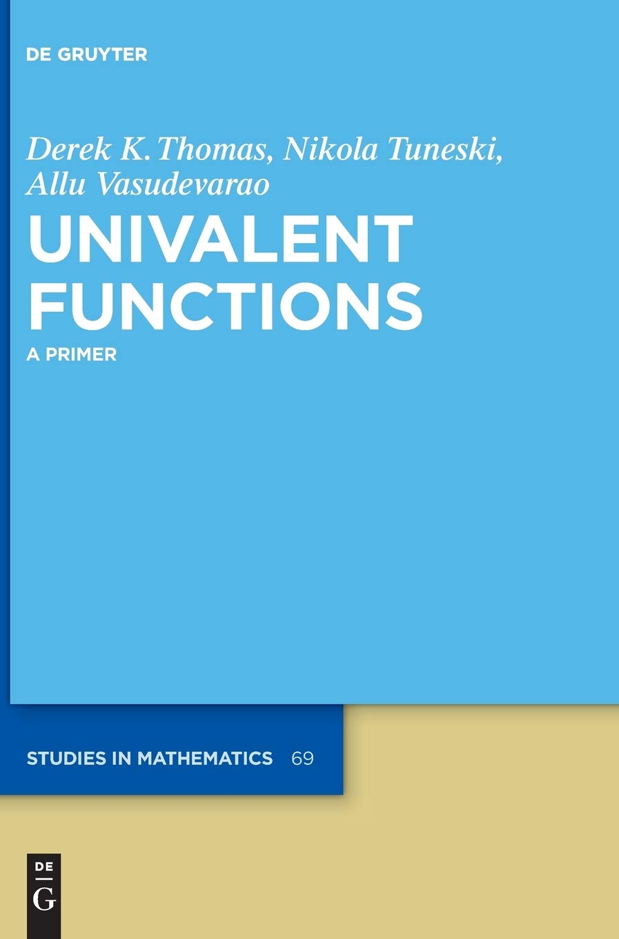 Univalent Functions