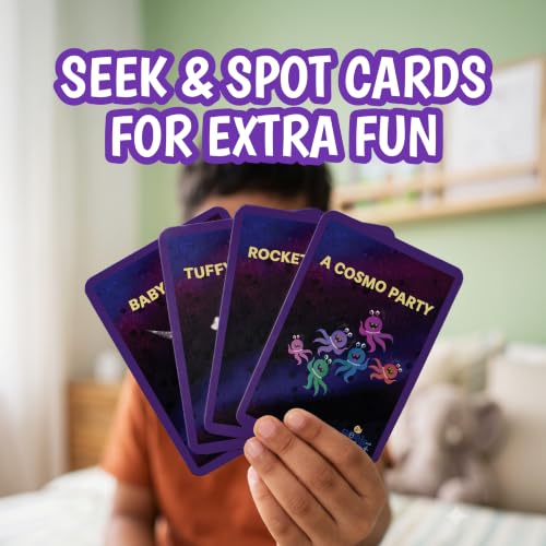 Image of The Curious Bees - Seek & Spot Puzzle & Game - Space Jigsaw Puzzle | 60 Pieces + 10 Seek Cards | Gifts for Boys and Girls Ages 4-8 | BIS Approved | Made in India
