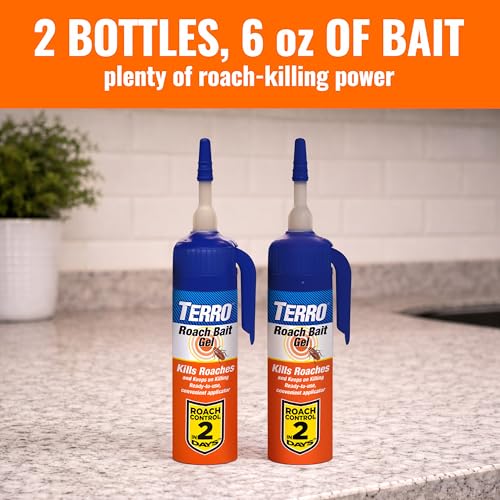 Image of TERRO Cockroach Gel Bait Killer, 168g of Bait, 2-Pack