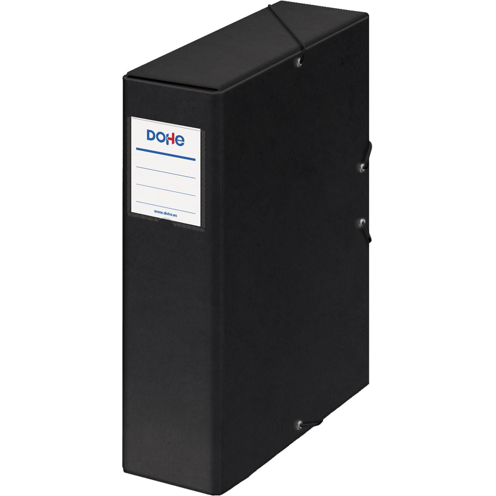 Dohe 9747 - Caja proyectos lomo 9 cm color negro