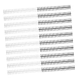 Cabilock 20 Stück Buchbinderinge Buchbinderklammern Buchbindematerialien Loseblatt Schnallenring Buchbinderringe Loseblattbinder Bindermechanismus Clip Bindermechanismus Ersatz