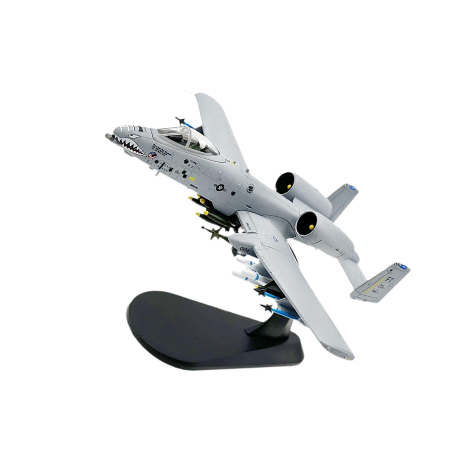 KIXZSAZ Gleaming 1/100 10A Diecast Model with Fantastic Miniature Gift for Kids and Adults Alloy Fighter is Made of Combination of Alloy and Pp Materials to