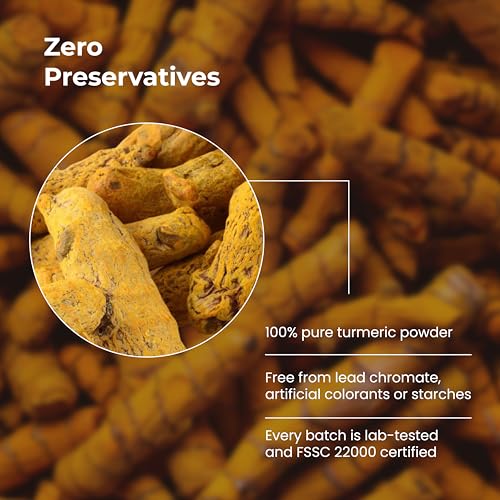 Image of Khetika Stone Ground Turmeric Powder 100g, Single Origin, With Natural Oils, High Curcumin, Toxin Free, Clean Label, Reusable Pouch