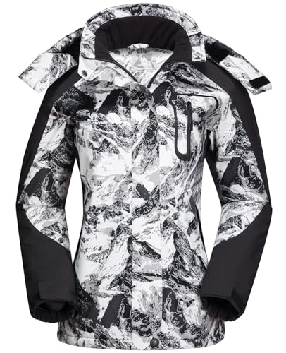 CAMEL CROWN Women's Ski Jacket Winter Snow Coat Warm Fleece Mountain Waterproof Female Jacket Snowboarding jackets