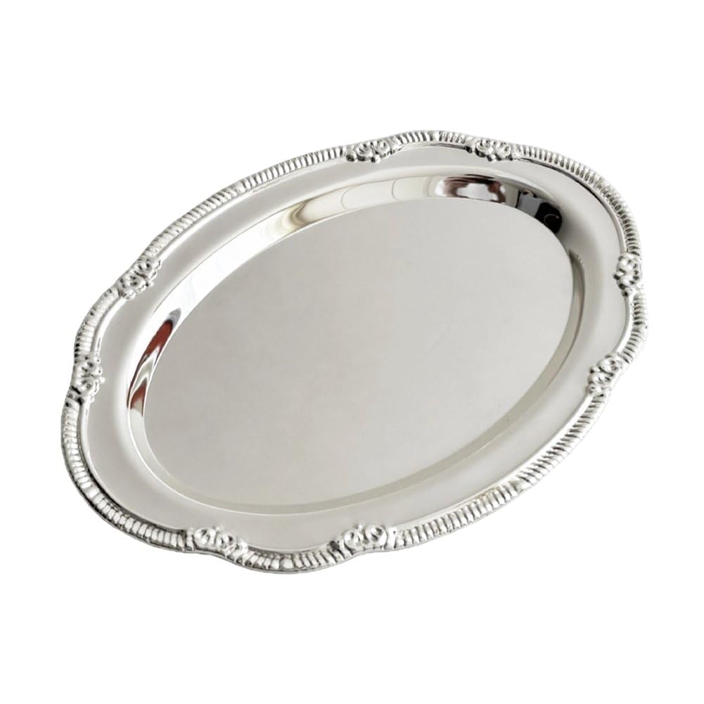 Vintage Serving Tray Dessert Platter, Jewelry Display Tray Multi-purpose Platter for Cakes, Candies, Nuts, Jewelry, Ring Holder