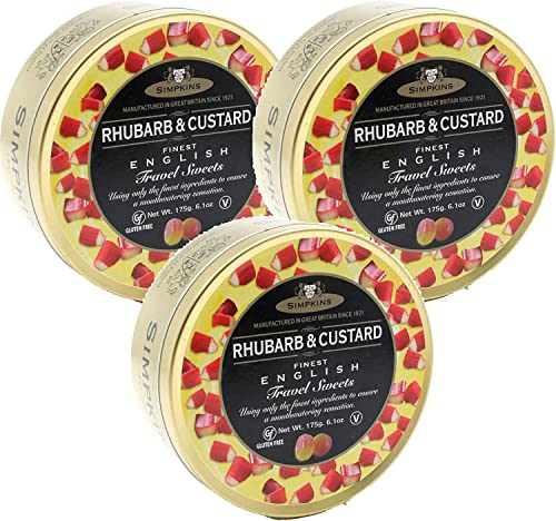Simpkins Finest English Rhubarb & Custard Travel Sweets miniatura 1