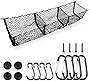 Upgrade Cargo Net Trunk Bed Organizer for Ford/Dodge/GMC/Chevy Silverado/Toyota/Nissan/Honda/Lincoln and Pickup Truck, 59' Longer Mesh Storage Net Heavy Duty Cargo Net with 3 Detachable Pocket