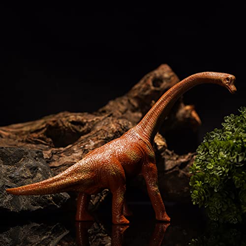 Image of Realistic T Rex Dinosaur Animal Figure for Kids Real Textured Dinosaurs Toy (Brachiosaurus (14F))