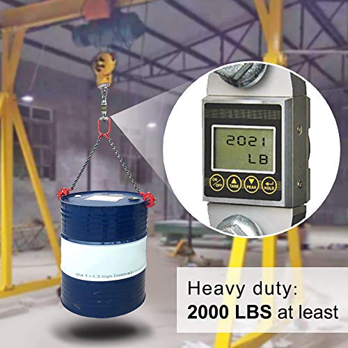 SELEWARE 2 Pieces 2000 lb Capacity Stainless Steel 180° Swing Hangers, Heavy Duty Swing Hooks for Concrete Ceiling Wooden, Hanging Hardware for Por Porch Yoga Trapeze Playground Hammock Gym Swing Sets