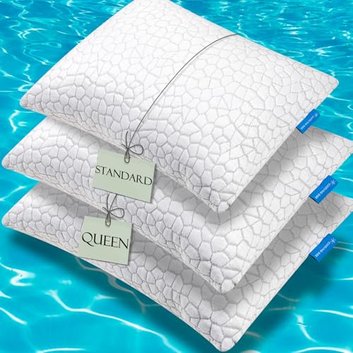 Set 3 Almohadas Espuma viscoelástica Ajustables