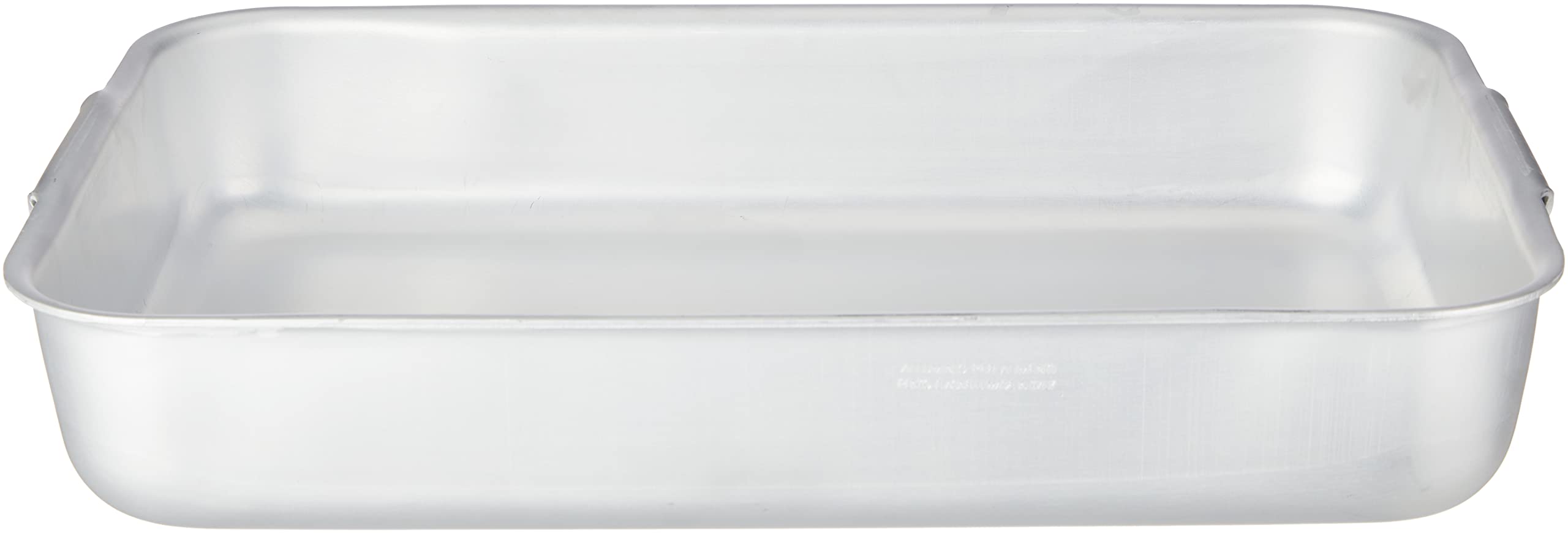 Pentole Agnelli ALMA15045 Rostiera Rettangolare con Maniglie, Alluminio, Argento, 48.5 x 30 x 8.5 cm