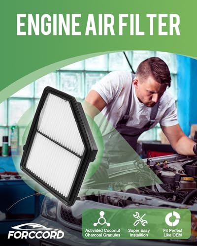 Image of 2-Pack Engine Air Filter Fits for Honda HR-V 2016 2017 2018 2019 2020 2021 2022 L4 1.8L Air Filter Replacement CA12052