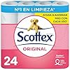 Scottex Original Papel Higiénico, 24 Rollos