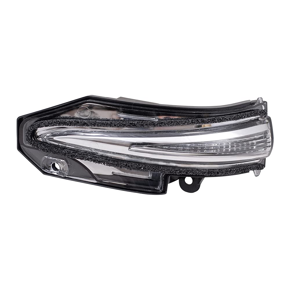 Brock Aftermarket Replacement Driver Left Mirror Turn Signal Light Compatible with 2014-2019 Toyota Highlander