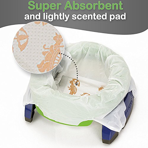 Kalencom Potette Plus Potty Seat Liners With Magic Disappearing Ink Value Box - 90 Liners #TOP1