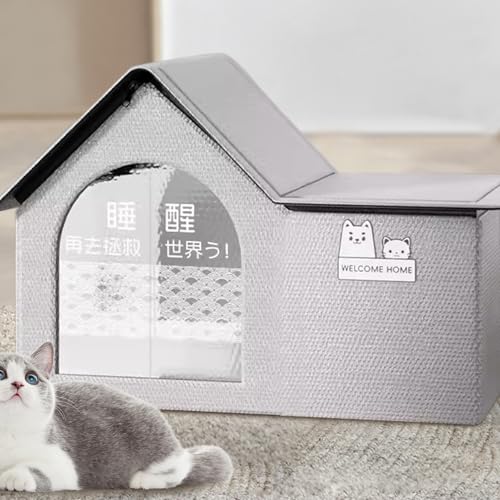 Maison de refroidissement pour chats chenil refroidisseur ventilé abri intérieur