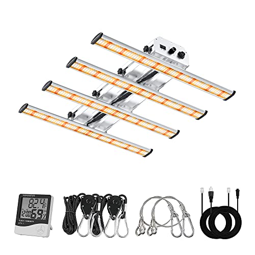 BONTANNY BO-3000 LED Grow Light 5X5ft with SMD LEDs Dimmable Full Spectrum Waterproof LED Grow Lamp for Hydroponics LED Plant Growing Light for Indoor Plants Veg and Flower