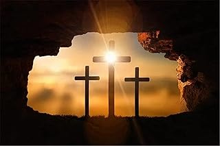 Yingxin34 Jigsaw Puzzles 100 Pieces - Puzzle for Adults - Unique Jigsaw Puzzles – Glowing Cross - Colorful and Challenging 100-Piece Puzzle – Thick Cardboard with Premium Printing-45x35cm