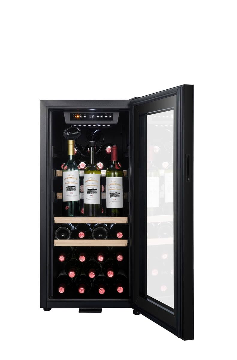LA SOMMELIERE Cave de mise à température LS38BLACK 38 Bouteilles