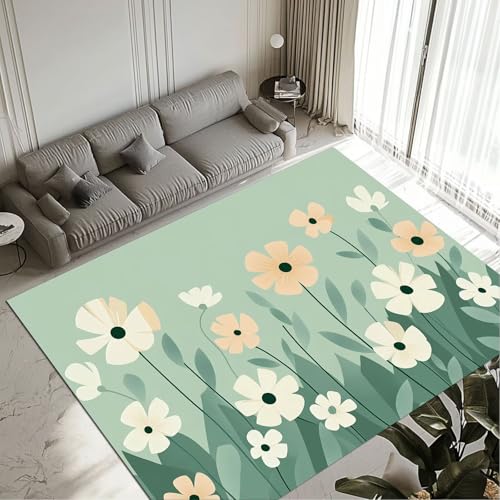 Tapis Sage de qualité supérieure 50x80 cm lavable et résistant