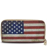 Damenportemonnaie Sonia Originelli Portemonnaie Collage Damen Geldbörse Städte Motiv Farbe USA