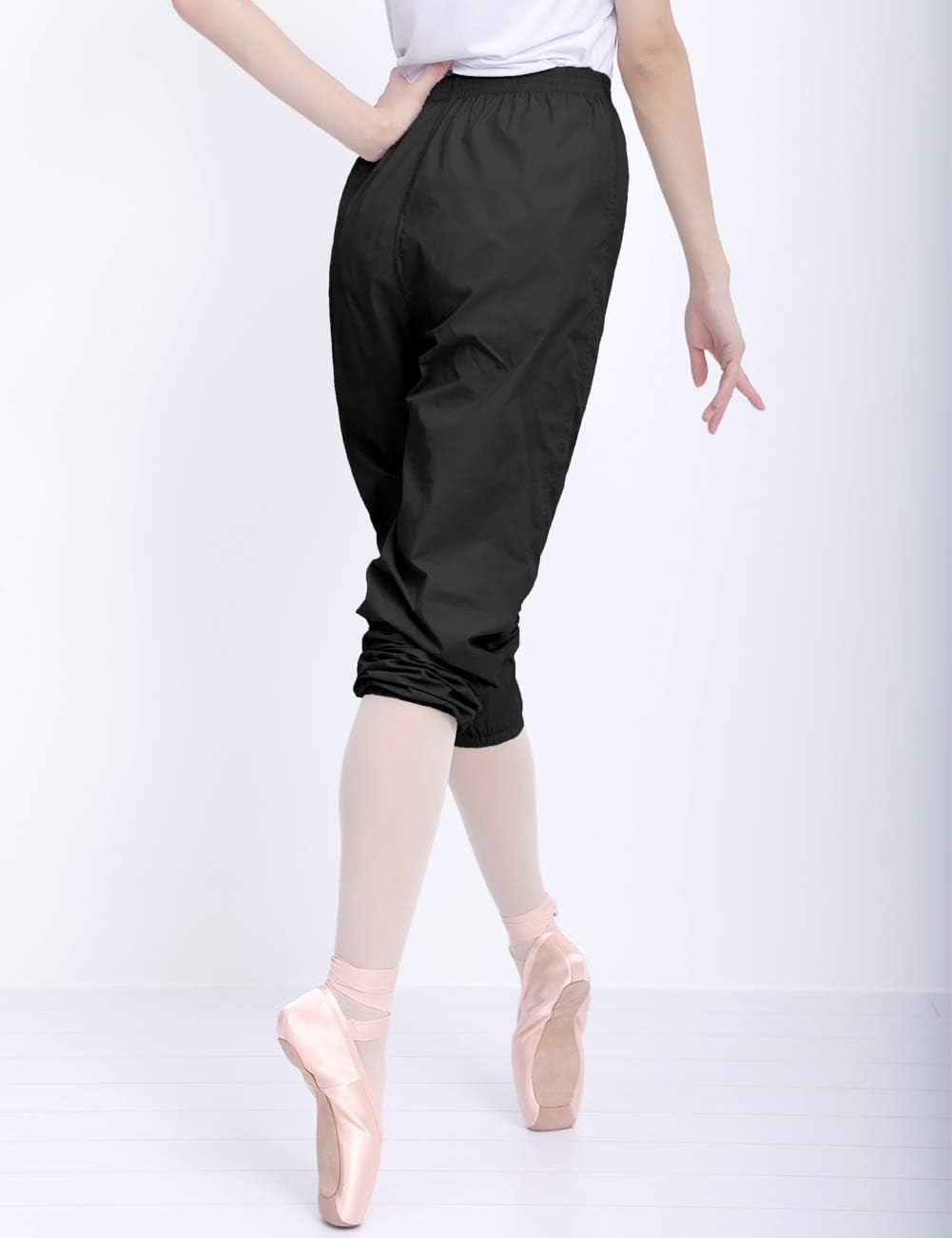 Daydance Teen Girls Women Ballet Ripstop Pants Lightweight Intensity Nylon Perspiration Trousers for Dance - Image 2