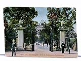  AK Wien XIII., Reichengitter im k. k. Schlosspark Schönbrunn; coloriert; mich Wachen; 1908