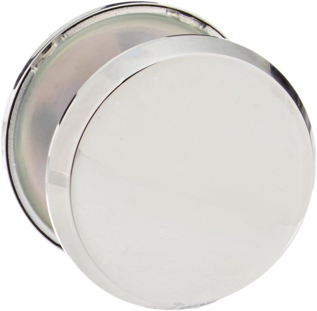 Schlage B81-625 Polished Chrome Door Bolt with Exterior Plate, Key Lock, 2.25 in L x 2.75 in W x 2.75 in H